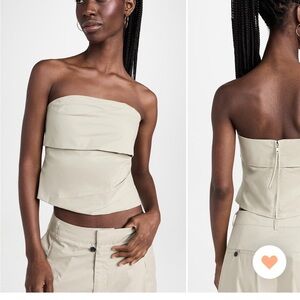 Lioness smoke show strapless top. Size L